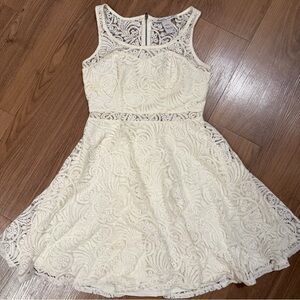 American Rag Cream Lace Formal Dress